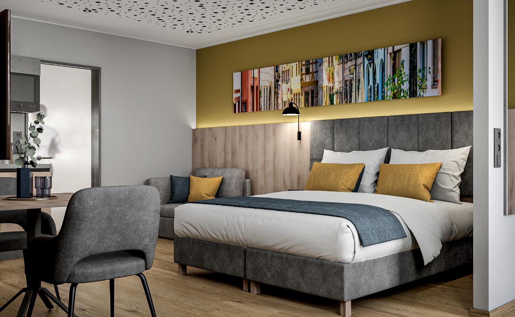 Xzllenz Traum Studio-Apartment, Frei-Parken, U-Bahn, Kueche Norimberk Pokoj fotografie