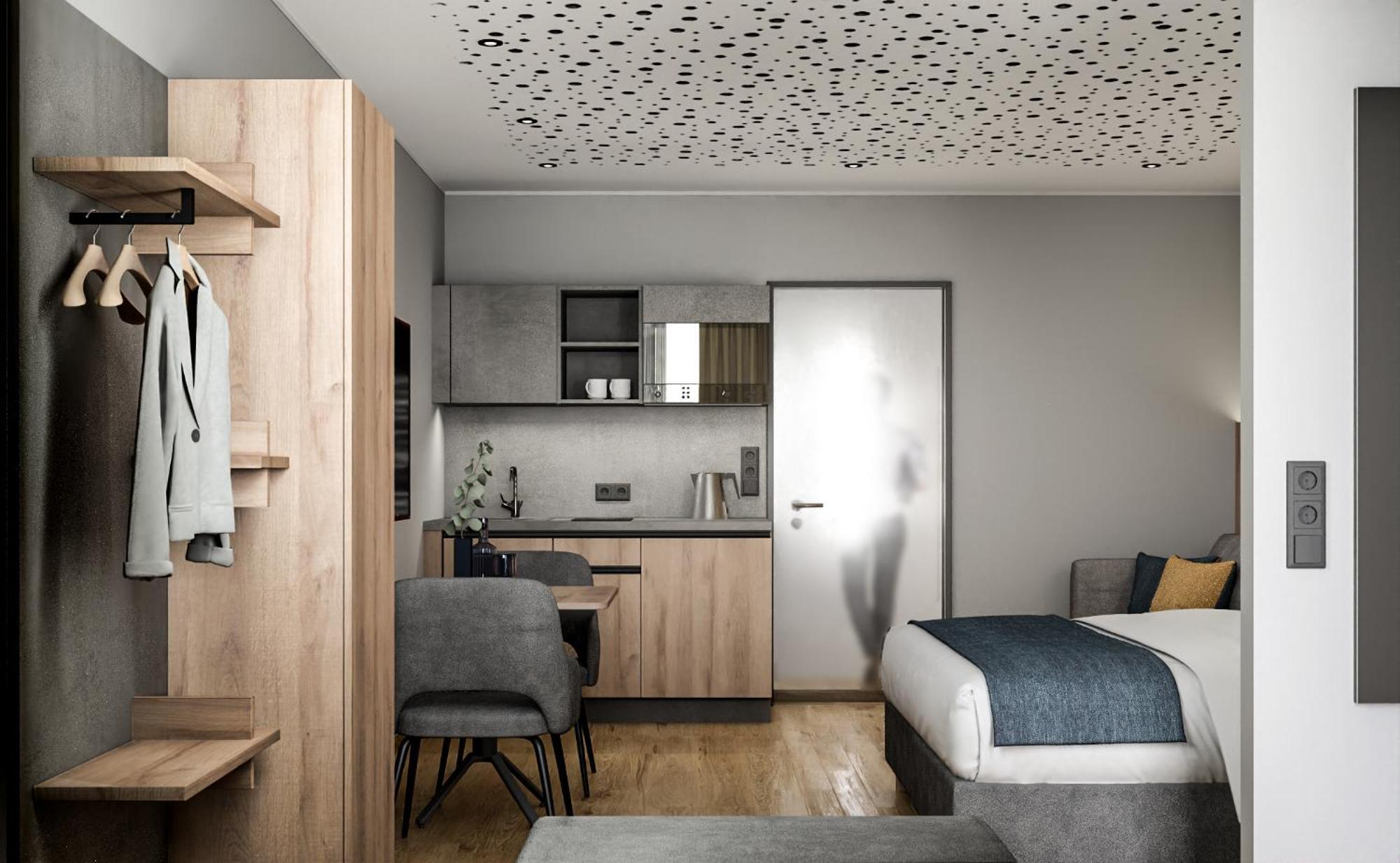 Xzllenz Traum Studio-Apartment, Frei-Parken, U-Bahn, Kueche Norimberk Pokoj fotografie